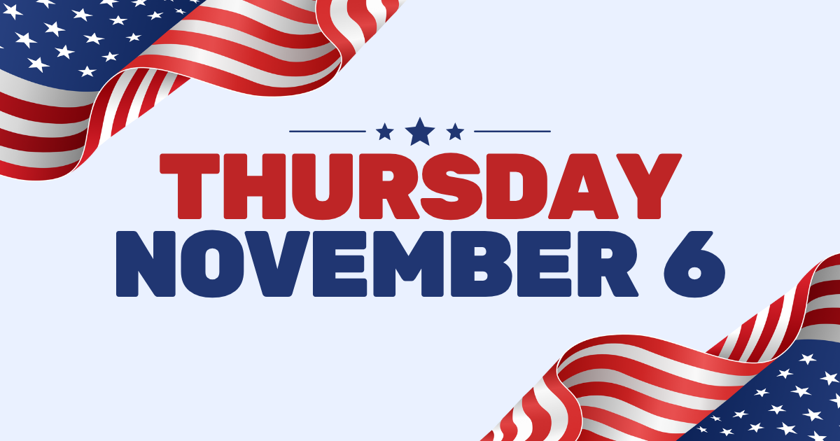 Thursday, November 6