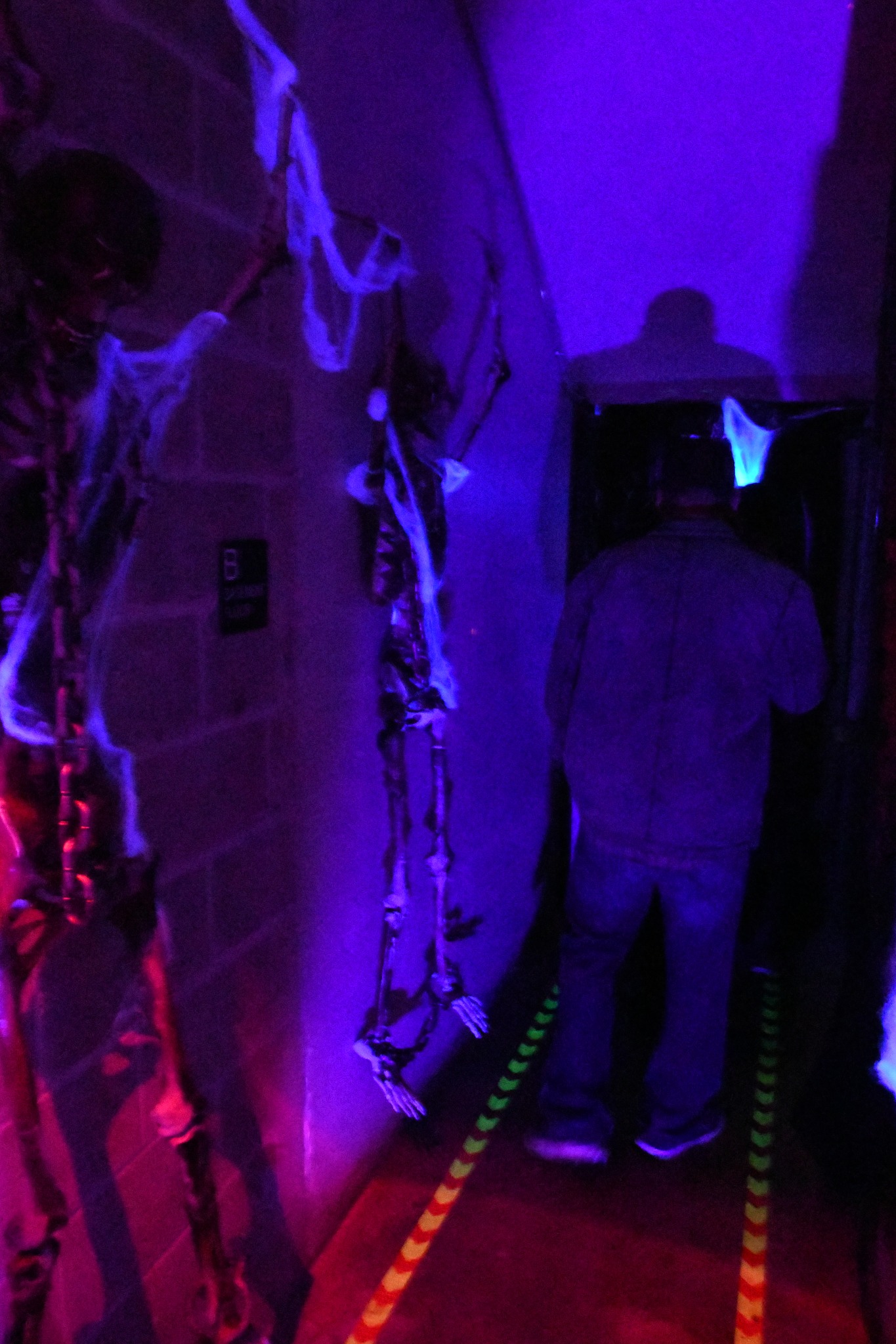 Picture of WES Trunk-or-Treat event; MFP handing out books